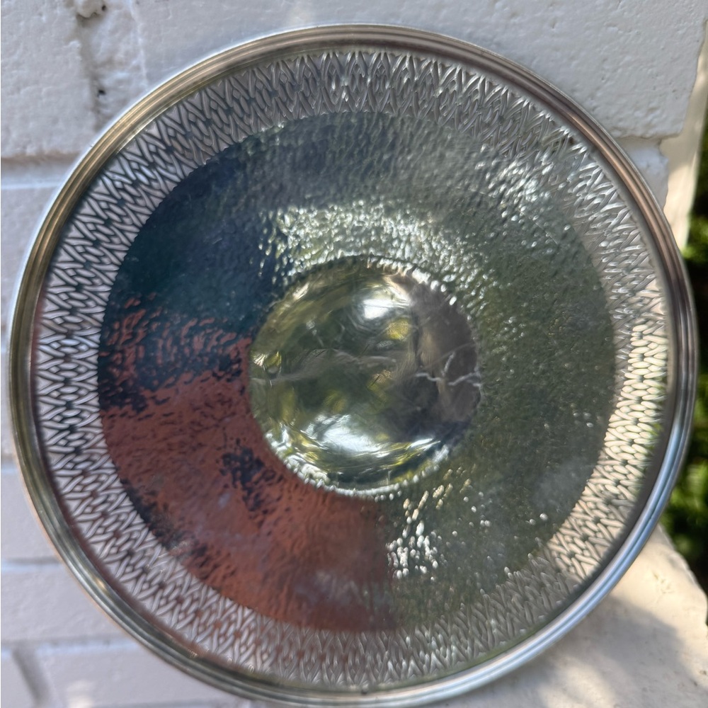 Elegant Silver Serveware Plate